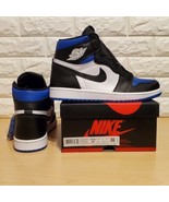 Nike Air Jordan 1 Retro High OG Mens Size 9.5 Game Royal Toe Blue 555088-041 - $429.98