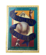 Baseball Card Postage Stamps Hall Of Fame Heroes First Edition - £9.16 GBP