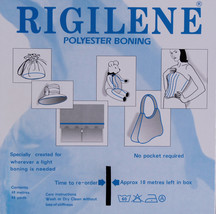 Rigilene Black Polyester 12mm Corset Boning By the Yard (M222.06) - $51.58 MXN