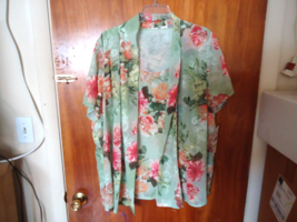 &quot; NWT &quot; Alfred Dunner Size 18W Multi Color Floral 2 Piece Top Set Attached Neckl - £23.28 GBP