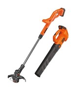 BLACK+DECKER 20V MAX Leaf Blower and String Trimmer Combo Kit (BCK279D2) - $200.05