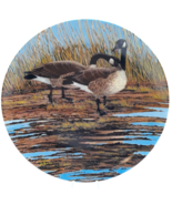 Courtship - Canadian Geese Collector Plate Bradford Exchange 1986 Plate ... - £10.38 GBP
