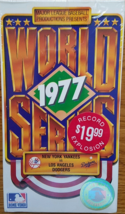 1977 Major League Baseball WORLD SERIES NewYork Yankess v LosAngeles Dodgers VHS - £3.89 GBP