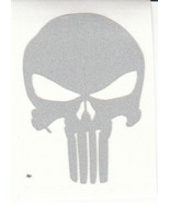 REFLECTIVE Punisher fire helmet die cut decal window sticker hard hat - $3.49