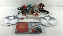 Disney Infinity Lot PS3 2.0 3.0 - 2 Games 15 Figures 2 Platforms Mickey Iron Man - £101.26 GBP