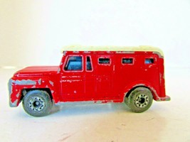 Matchbox Superfast Diecast NO.69 Armored Truck Lesney ENGLAND1978 Red 1/64 H2 - £4.62 GBP