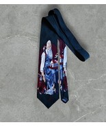 Norman Rockwell Silk Tie Vintage 1994 Santas Workshop The Saturday Eveni... - $26.45 CAD