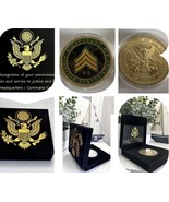 US ARMY SGG Sergeant Rank E-5 &amp; 1st First Division  Coin USA -ARMY - €24,73 EUR