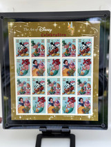 Art of Disney &quot;Celebration&quot; Collectable Postage Stamp Framed Artwork - £47.18 GBP