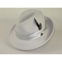 Bruno Capelo Hat Australian Wool Crushable Fedora Giovani UN133 Silver Gray image 10