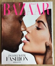 Harper&#39;s Bazaar Magazine September 2016 New Ship Free Cover Kim &amp; Kanye West - £39.32 GBP