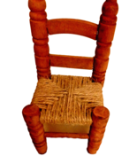 Vintage Doll Chair with Woven Rope or Thrush Seat - $8.87