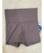 Motionwear Womens Dance Shorts Adult XL Gray New Nwt 7022 - $27.00 CAD