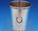 William Kendrick Sterling Silver Mint Julep Cup w/ Horseshoe 3&quot; x 3 3/4&quot;... - $385.11