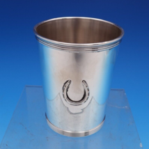 William Kendrick Sterling Silver Mint Julep Cup w/ Horseshoe 3&quot; x 3 3/4&quot;... - £301.78 GBP