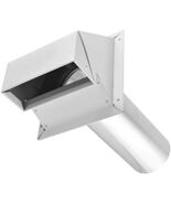 Imperial VT0501 4-Inch Exhaust Dryer Vent Cap, with Intake Hood Conversion, - $56.05 CAD