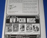Gruhn Guitars Pickin&#39; Magazine Photo Clipping Vintage December 1975 Mel Bay - $14.99
