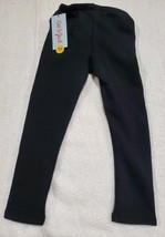 Toddler Girls' 3T Cat & Jack Cozy Lined Leggings, Black image 3