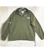 Perry Ellis Mens America Size M 1/4 Snap Pullover Fleece Sweater Vintage... - £12.98 GBP