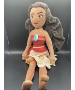 Moana Plush Doll 20&quot; Disney Store Authentic Original Stuffed Movie Toy P... - $32.52