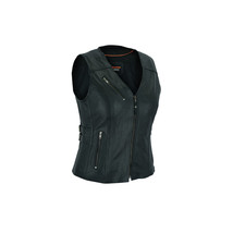 Ladies Black Vest with Buckles - £83.85 GBP+