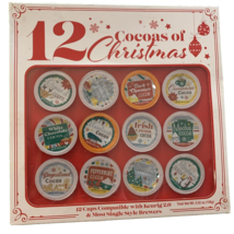 Ripped box 12 cocoas of christmas k-cup advent exp 9/30/25 - $9.78