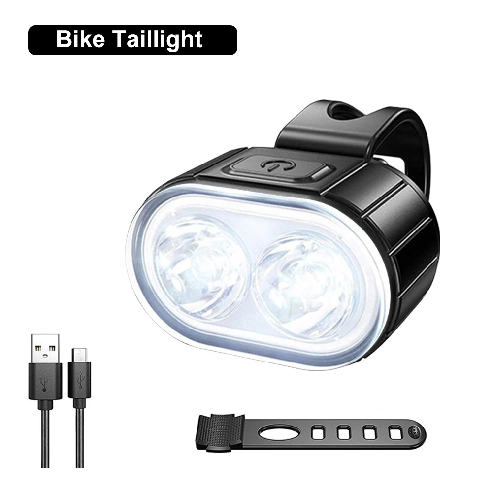 Cycling Bicycle Front Rear Light Set Bike USB Charge Headlight Light MTB Waterpr - £58.19 GBP