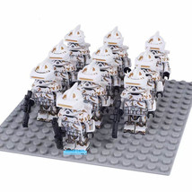 Star Wars Clone Desert Soldiers Army Lego Compatible Minifigure Bricks Set 10Pcs - £12.57 GBP