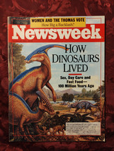 Newsweek October 28 1991 How Dinosaurs Lived Clarence Thomas Middle East Talks - £6.89 GBP