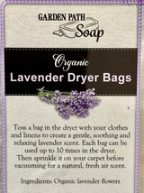 LAVENDER DRYER BAGS - Gentle Calming Clean Fragrance - $17.99