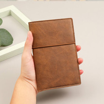 Small PU Leather Vintage Journal A7 Notebook Lined Paper Writing Diary 120 Pages - £12.14 GBP