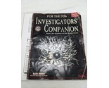 *DAMAGED* For The 1920s Investigators Companion Volume 2 New Occupations... - $44.54