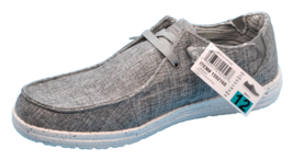 Skechers Melson Chad Relax Fit  Gray White Sole Men&#39;s Shoes Size US 12 - £44.45 GBP