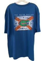FloGrown Florida Gators Nation T-Shirt 2X Blue UF Gator Flag Graphic Tee - $18.00