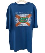 FloGrown Florida Gators Nation T-Shirt 2X Blue UF Gator Flag Graphic Tee - $18.00