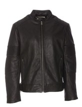 Zadig &amp; Voltaire Lean Biker Leather Motorcycle Jacket Unisex, $998, Sz M... - $539.54