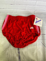 Vintage Mizuno Volleyball Shorts Briefs DEADSTOCK Red Womens XL Made In USA - £27.75 GBP