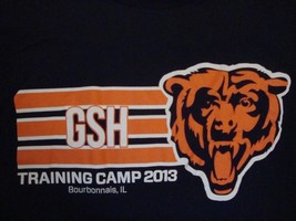 NFL Chicago Bears Football GSH Training Camp 2013 Sportswear T Shirt Size S - $18.85