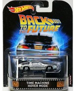 Hot Wheels 2018 Retro Entertainment. Back to The Future Time Machine 2 D... - $1,153.42 MXN