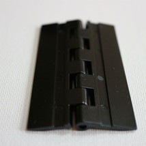 10x Black Acrylic Hinges Black Plastic 75mm - £27.33 GBP