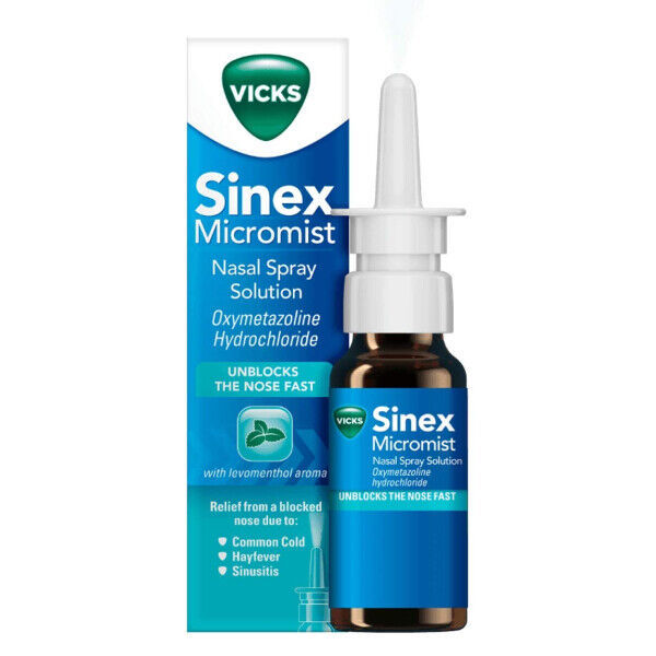 Vicks Sinex Micromist Nasal Spray Pump 15ml - $7.39