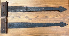 Antique Iron Strap Hinges 32 1/2&quot;  Salvage - $1,118.39 MXN