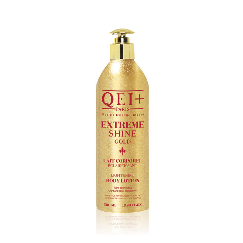 QEI+ Extreme Shine Gold Lightening Body Lotion 16.80 Oz