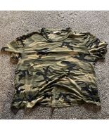 Papaya Mesh Sheer Lightweight Camo T-shirt Tee Top (M) Medium Women - €8,54 EUR