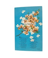 Postcard What God Hath Promised Pink Flowers Floral Religious Chrome Unp... - $6.84 CAD