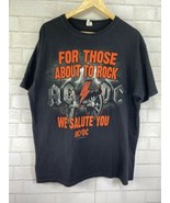 AC/DC T Shirt VTG For Those About To Rock Size Small Cannon - £15.76 GBP