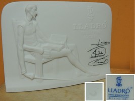 Lladro Collectors Society Don Quixote Plaque 1985 Signed Figurine marked 3 - £16.17 GBP