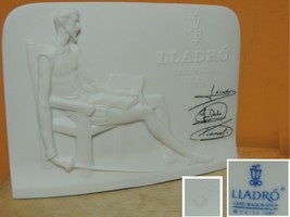 Lladro Collectors Society Don Quixote Plaque 1985 Signed Figurine marked 3 - $20.24