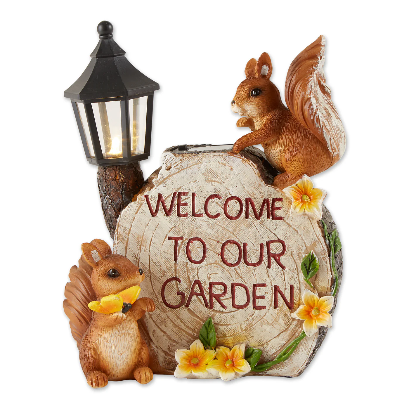 Solar Welcome To Our Garden Squirrels - $58.98 CAD