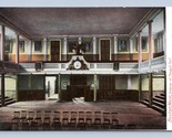 Faneuil Hall Interior Boston MA Massachusetts UNP DB Postcard G16 - £3.85 GBP